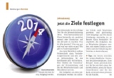 Jetzt die Ziele festlegen | handwerk magazin im Januar 2014