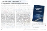 Unternehmen Handwerk - Erfolgreiche Unternehmensführung | BAUMETALL