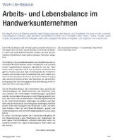  Arbeits- und Lebensbalance im Handwerksunternehmen | Reinigungs Markt