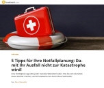 5 Tipps für Ihre Notfallplanung | Autor Klaus Steinseifer