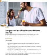 Morgenroutine hilft Ihnen und Ihrem Betrieb | handwerk.com | Autor Klaus Steinseifer