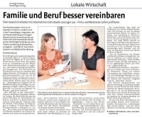 Familie und Beruf besser vereinbaren | Claudia Nothwang in der N&uuml;rtinger und Wendlinger Zeitung am 25. Juni 2014