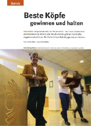 Beste K&ouml;pfe gewinnen und halten | handwerk magazin im November 2014