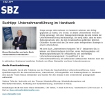 Buchvorstellung: Unternehmensf&uuml;hrung Handwerk | sbz-online.de