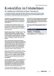 Kostenfallen im Unternehmen - Wo entstehen die Ausfallzeiten in Ihrem Unternehmen? | DER GER&Uuml;STBAUER