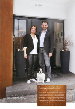 Sch&ouml;ner Leben - Kerstin und Pierre Schilling in der Presse | Brillux MARKT IMPULSE im Februar 2018