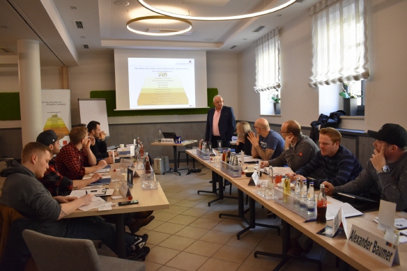 Das Seminar Projekt- und Baustellenmanagement f&uuml;r den Masterclub der Edlen R&auml;ume in Regensburg von und mit Klaus Steinseifer 2