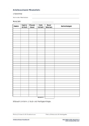 Arbeitszeitennachweis zum Mindestlohn von Klaus Steinseifer