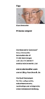 Der Tipp von Klaus Steinseifer | Pr&auml;senz zeigen!
