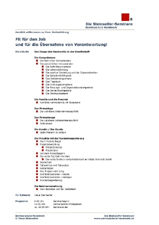 Inhalte zur Mitarbeiterqualifizierung